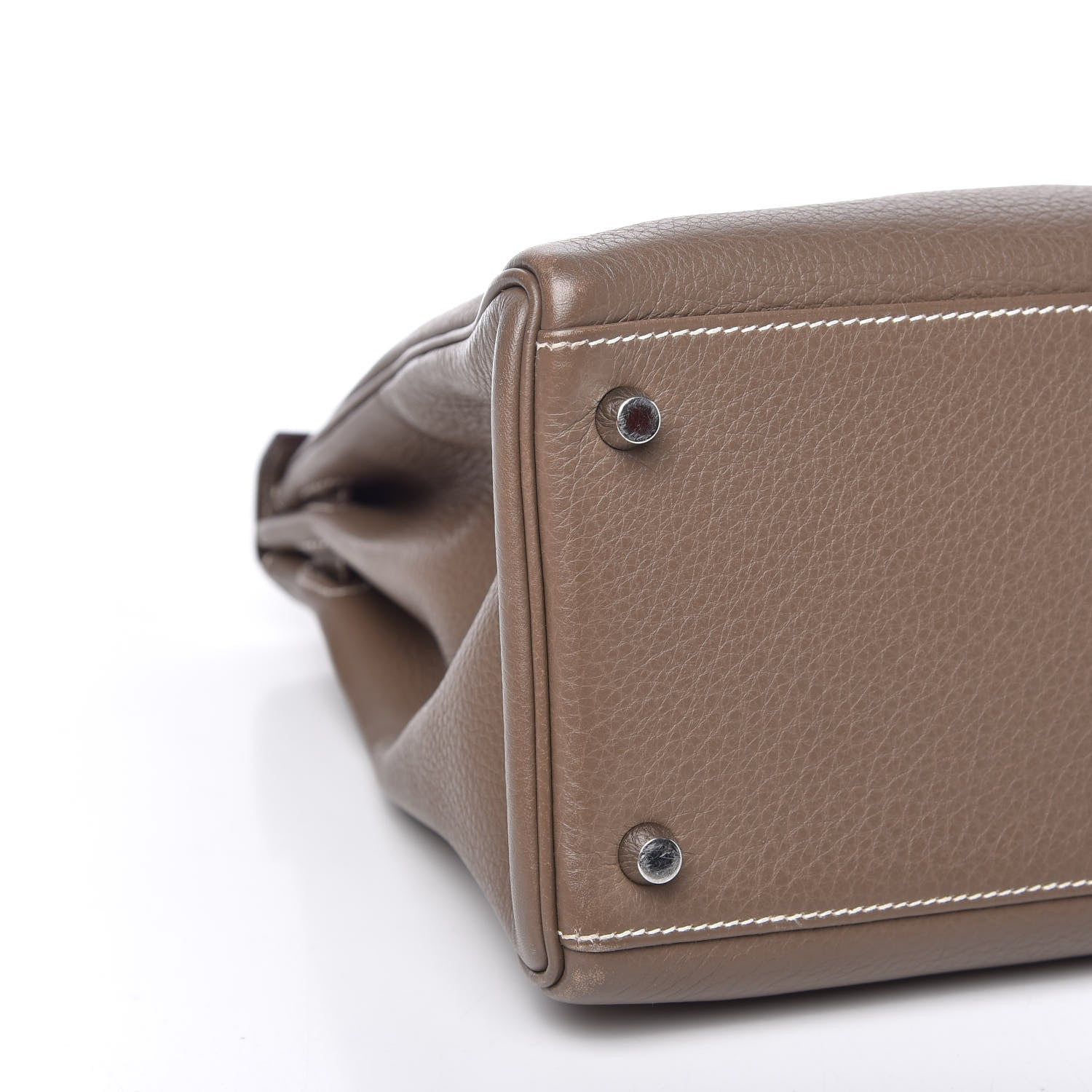Hermes Togo Kelly Retourne 35 Etoupe 8 of 11