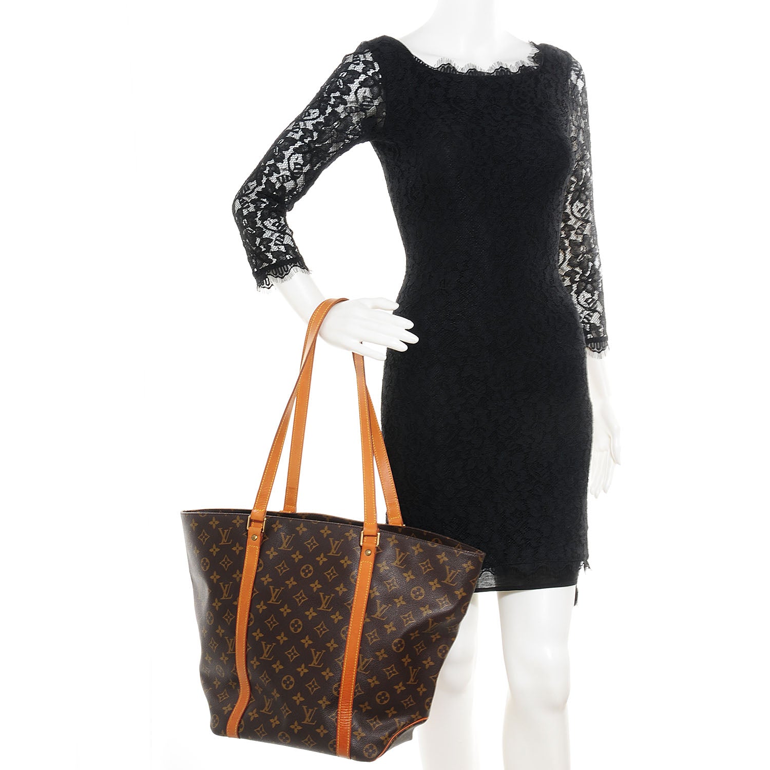 Louis Vuitton Monogram Sac Shopping Tote 2 of 7