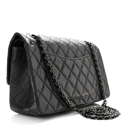 Chanel Aged Calfskin Quilted 2.55 Reissue 225 Flap So Black 3 of 11