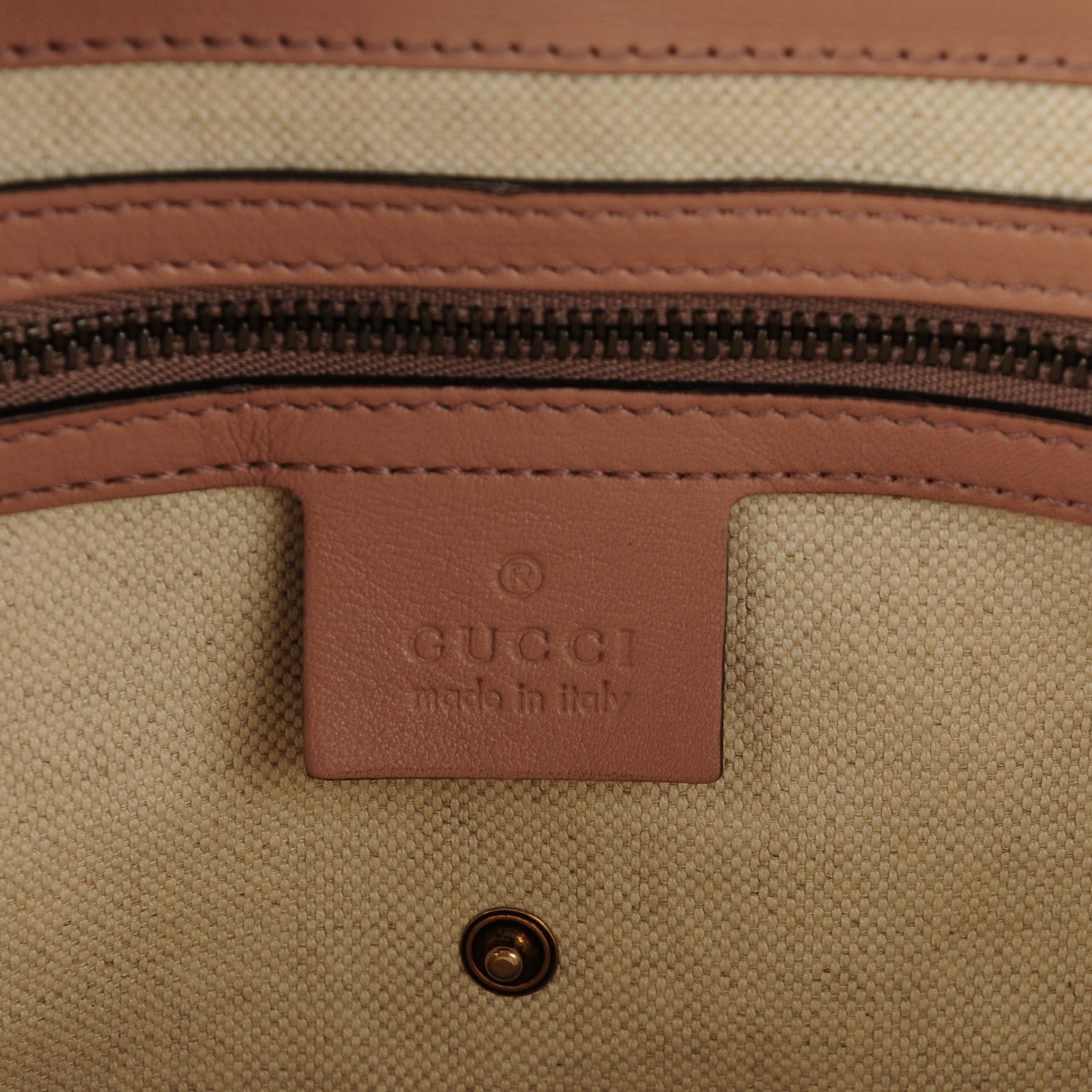 Gucci Patent Medium Bright Bit Top Handle Tote Dark Cipria 6 of 7