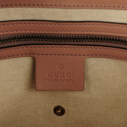 Gucci Patent Medium Bright Bit Top Handle Tote Dark Cipria 6 of 7