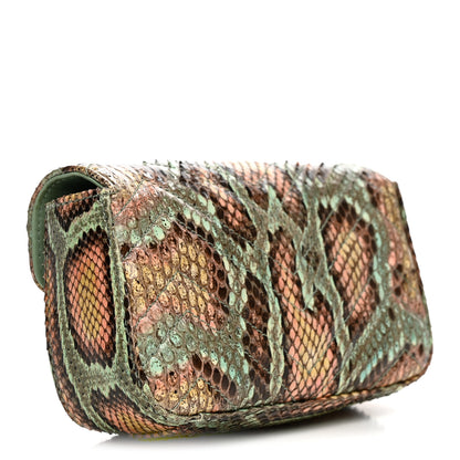 Gucci Snakeskin Matelasse GG Marmont Chain Belt Bag 3 of 11
