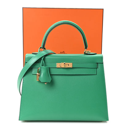 Hermes Chevre Chamkila Kelly Sellier 25 Menthe 11 of 11