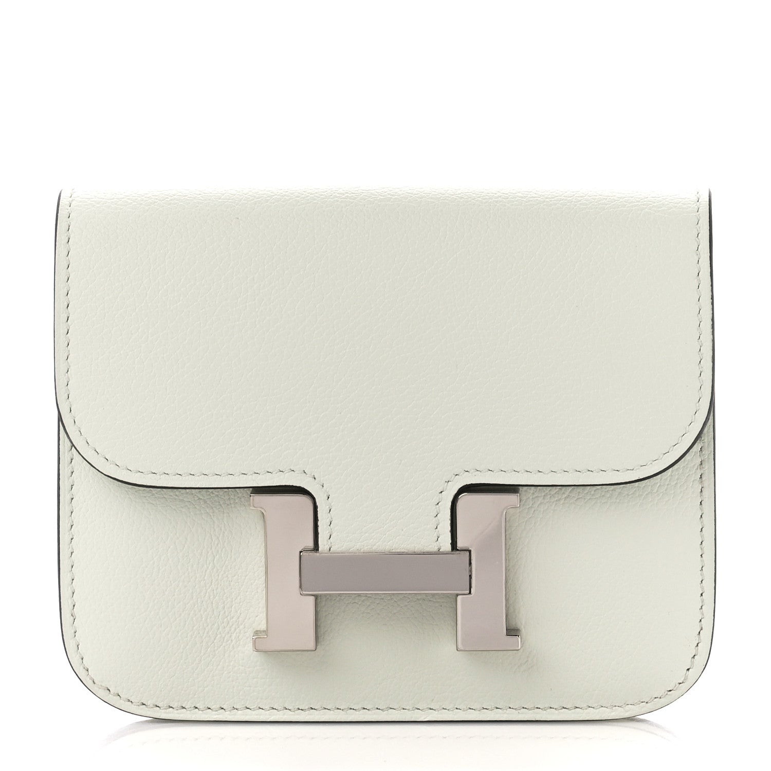 Hermes Evercolor Constance Slim Wallet Vert Fizz 3 of 14