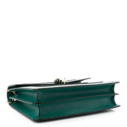 Bulgari Calfskin Serpenti Forever Shoulder Bag Emerald Green 6 of 17