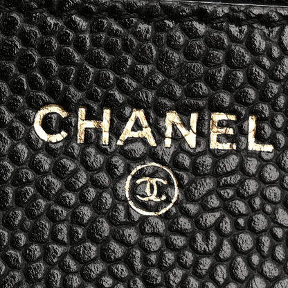 Chanel Caviar Quilted Wallet On Chain WOC Black 6 of 14