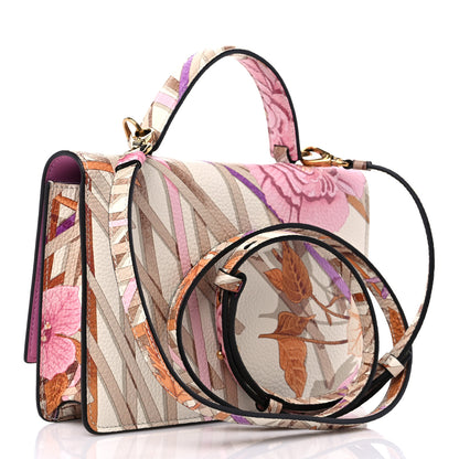 Salvatore Ferragamo Printed Hammered Calfskin Gancini Minibag Multicolor 3 of 9