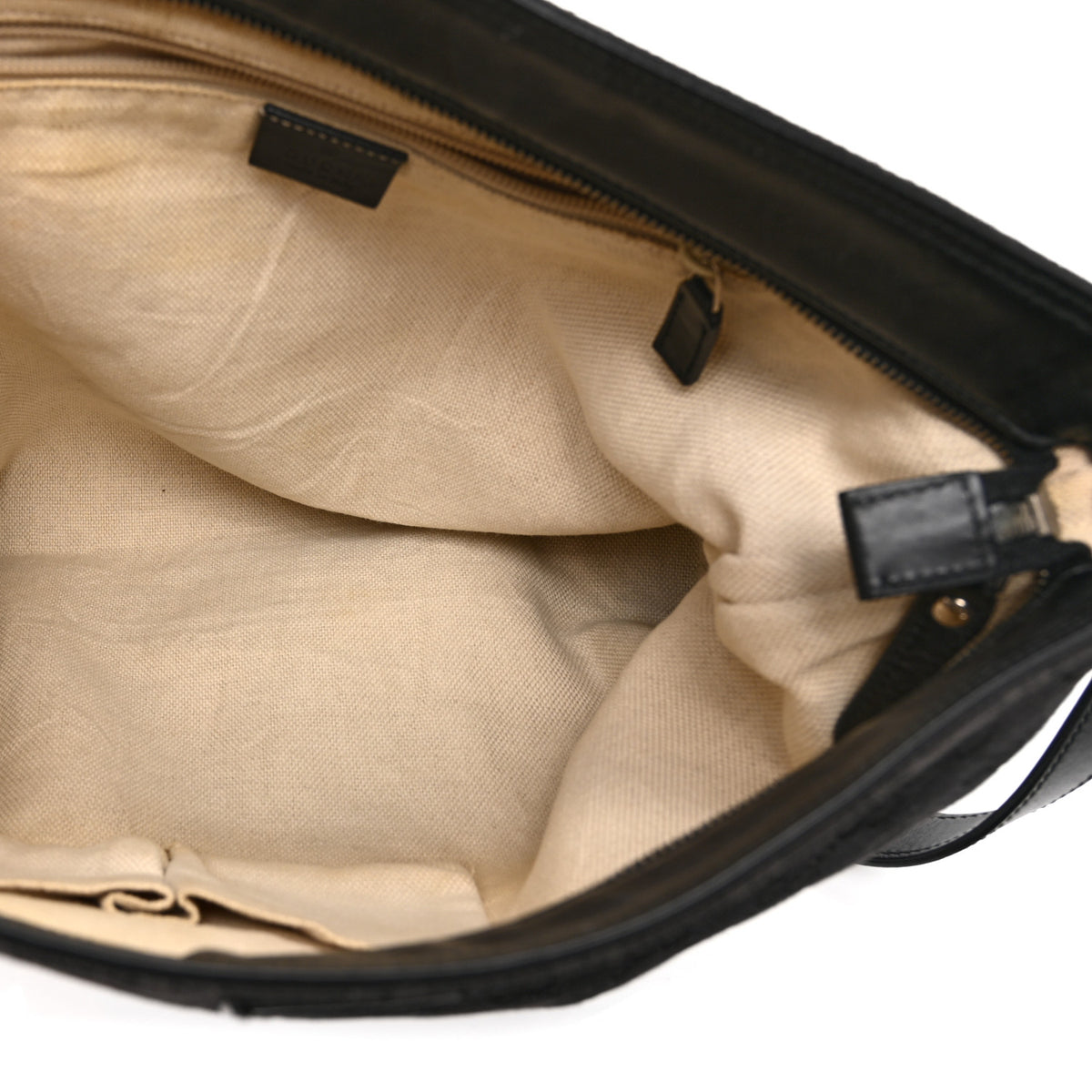 Monogram Canvas Messenger Bag Black