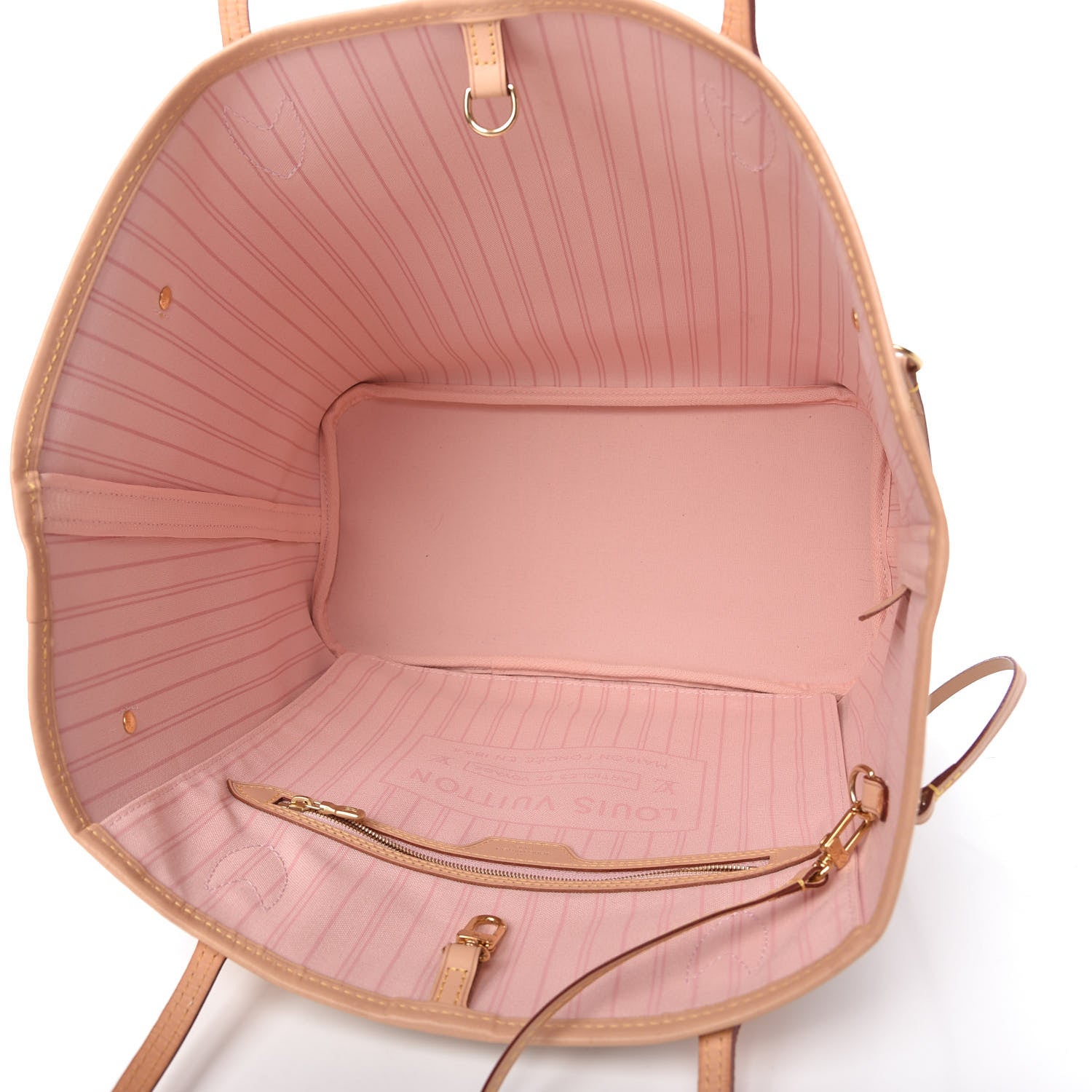 Louis Vuitton Damier Azur Neo Neverfull MM Rose Ballerine 5 of 11