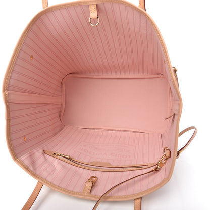 Louis Vuitton Damier Azur Neo Neverfull MM Rose Ballerine 5 of 11