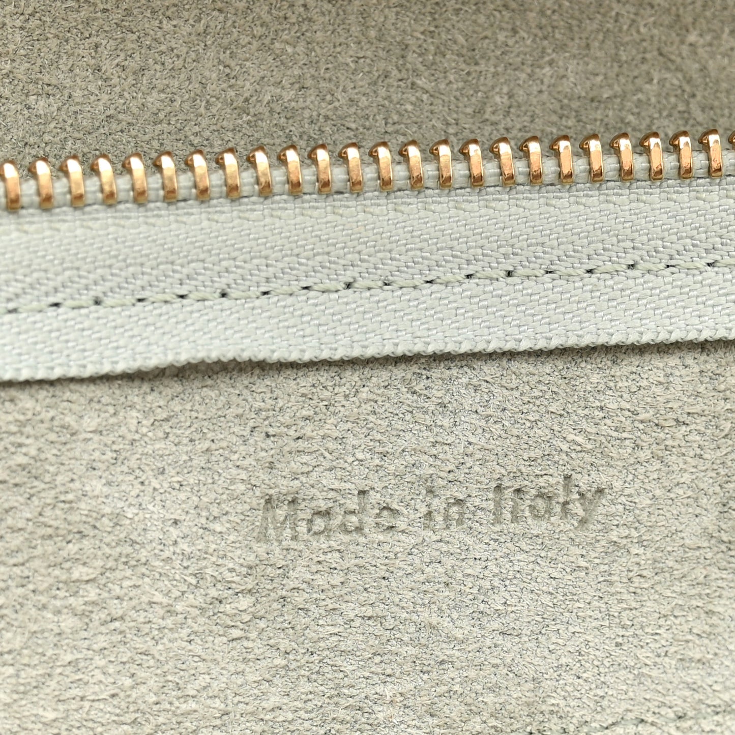 Grained Calfskin Nano Belt Bag Ice Mint