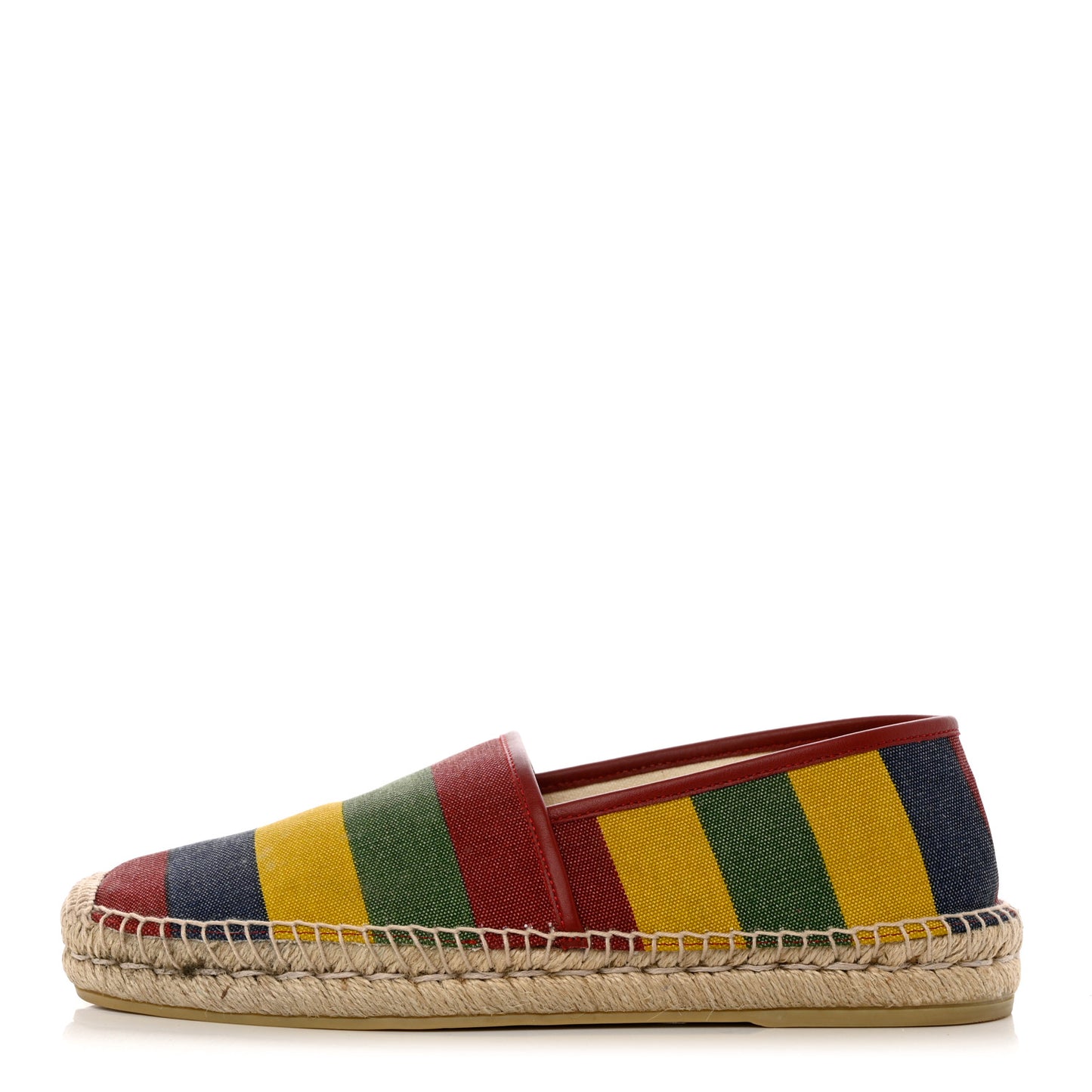 Canvas Baiadera Stripe Mens Espadrilles 8 Multicolor