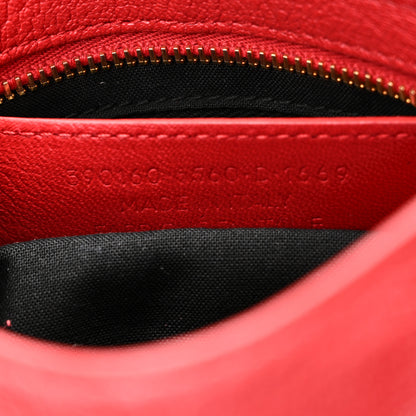Balenciaga Chevre Gold Metallic Edge Hardware Mini City Rouge Grenade 8 of 12