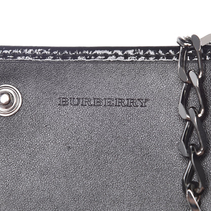 Burberry Beat Check Continental Wallet on Chain Black 7 of 8