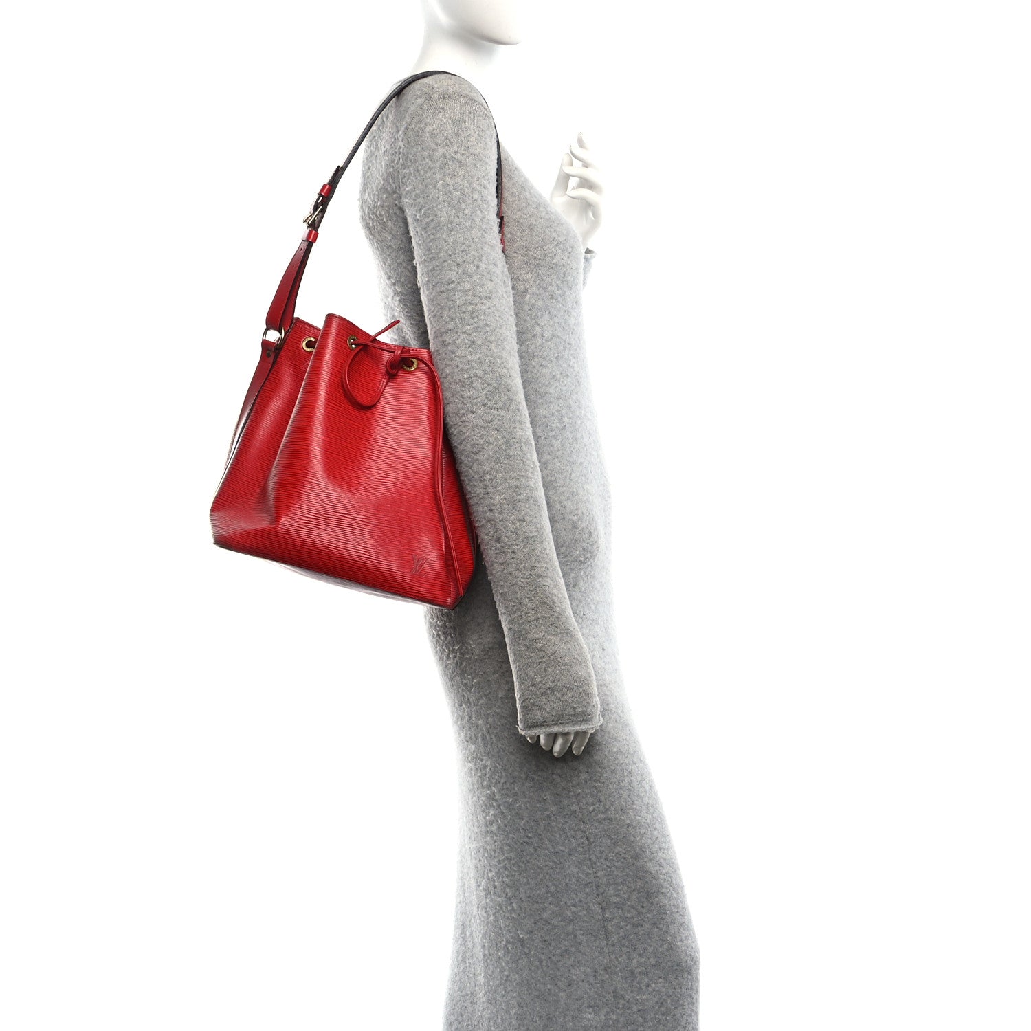 Louis Vuitton Epi Petit Noe Castillan Red 2 of 9
