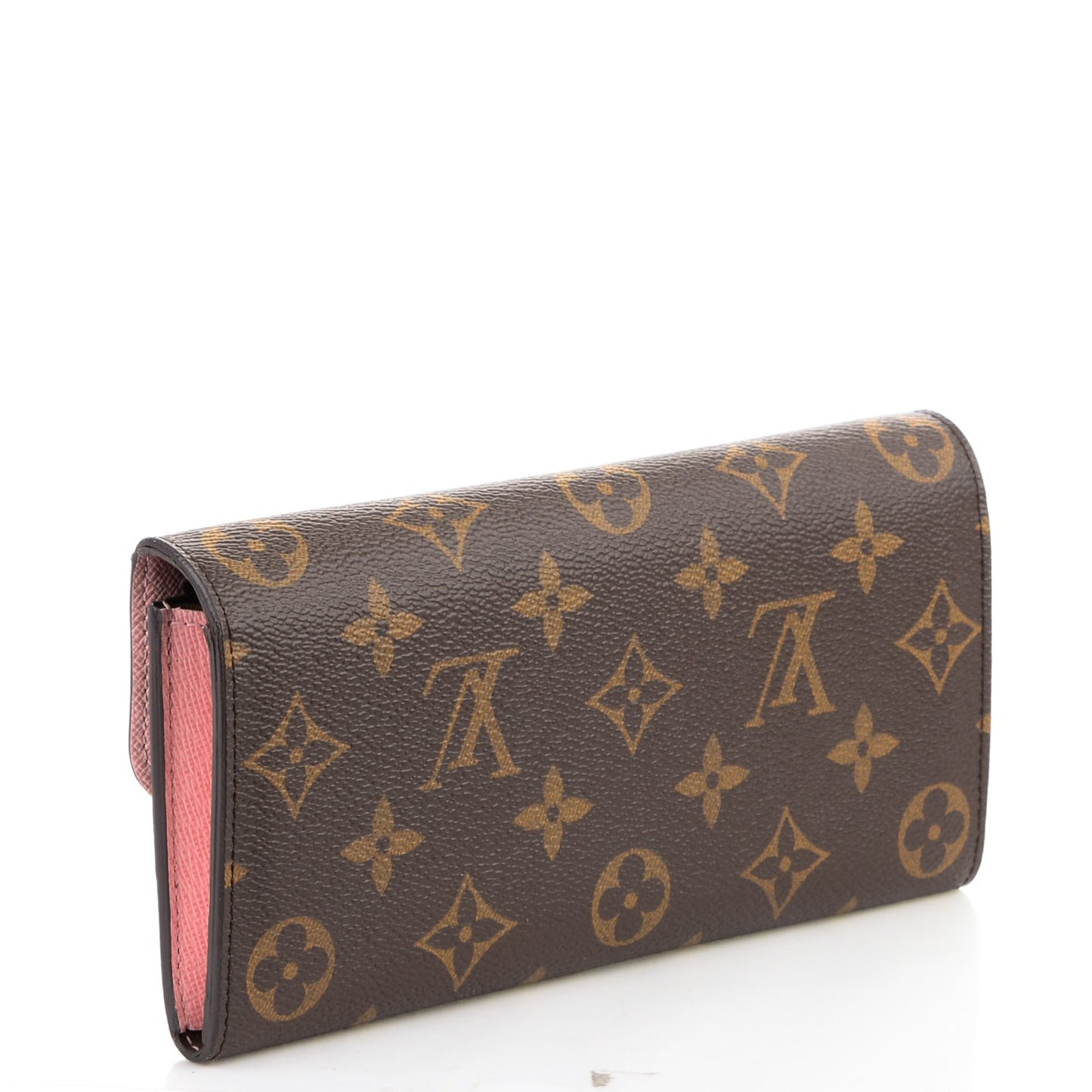 Monogram Emilie Wallet Rose Ballerine