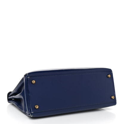 Hermes Box Kelly Retourne 32 Bleu Saphir 4 of 23