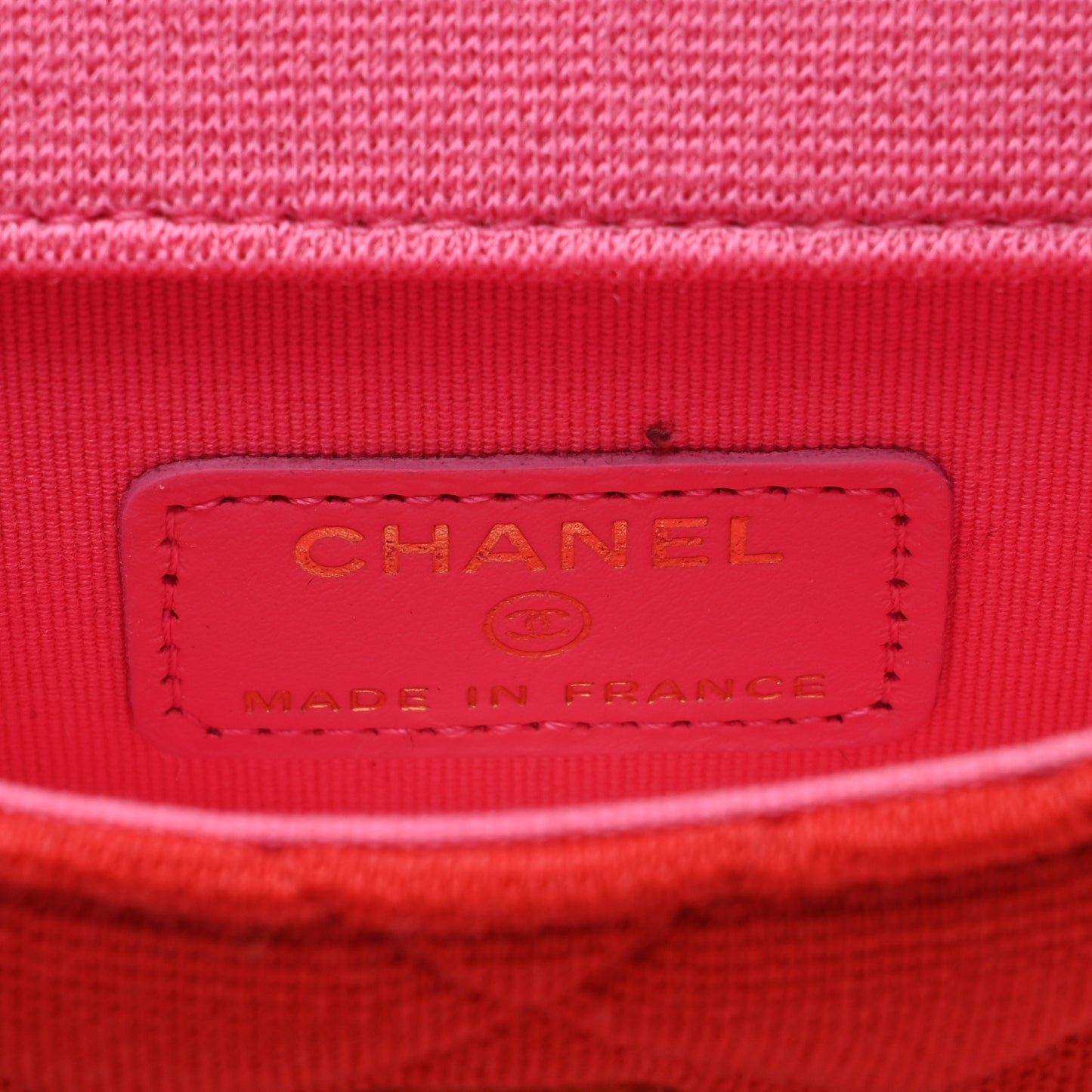 Jersey Quilted Micro Mini Flap Red