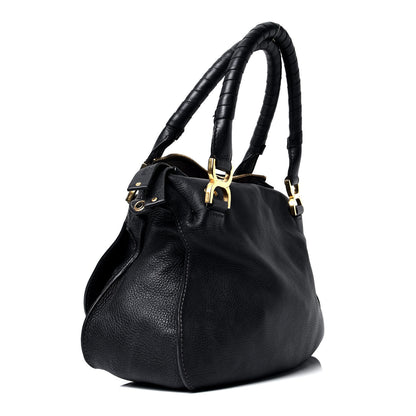 Chloe Calfskin Medium Marcie Satchel Black 2 of 4