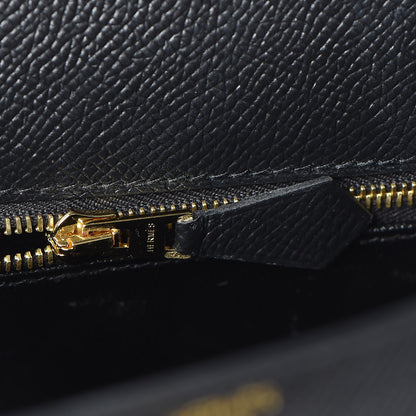 Hermes Epsom Kelly Sellier 25 Black 18 of 40