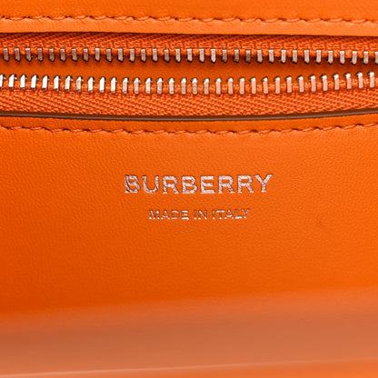 Burberry Grainy Calfskin Mini Frances Tote Orange 6 of 10