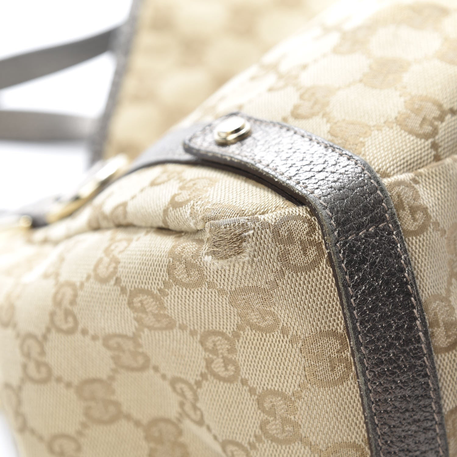 Gucci Monogram Medium Abbey Shoulder Bag Dark Brown 11 of 15