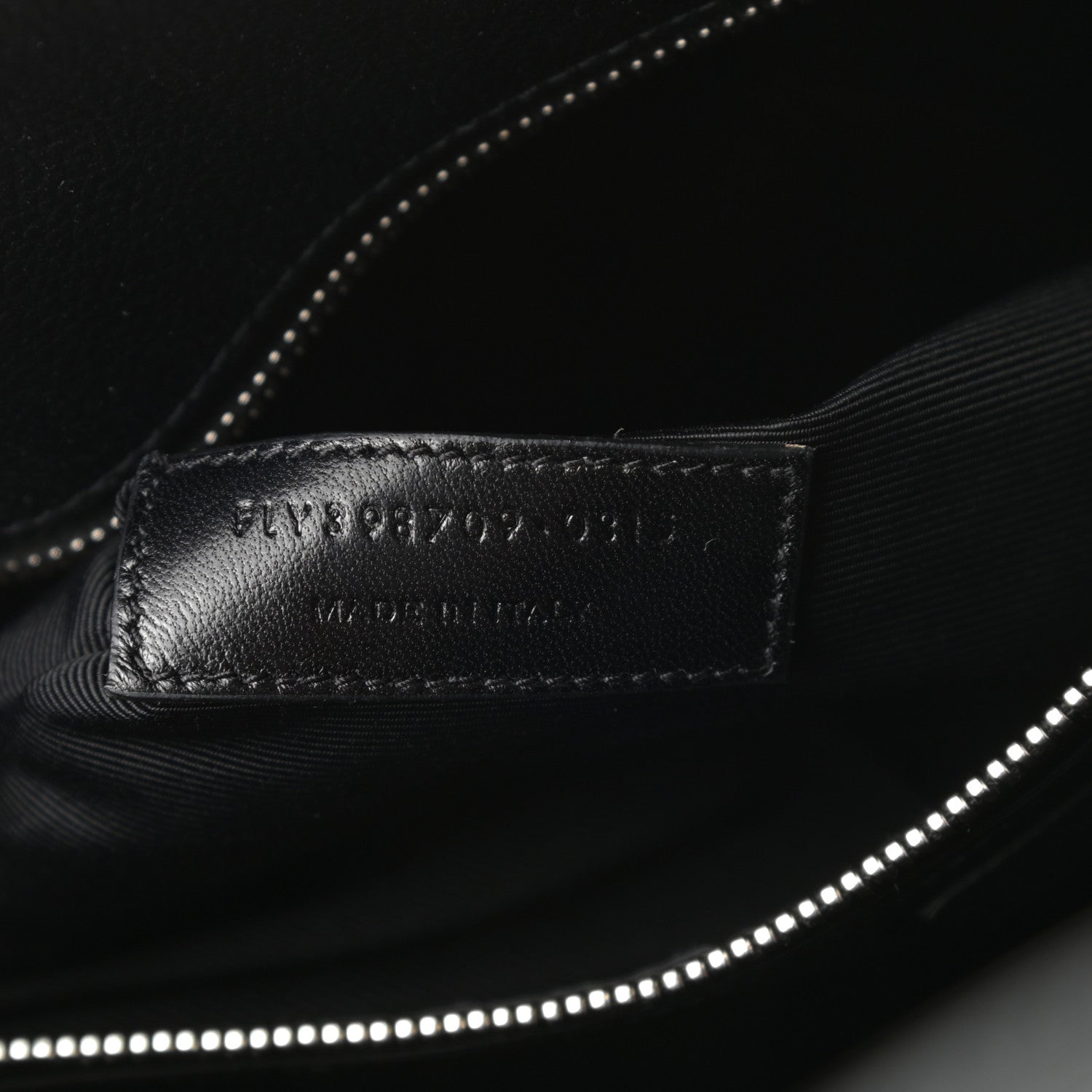 Saint Laurent Grained Calfskin Small Sac De Jour Black 7 of 12