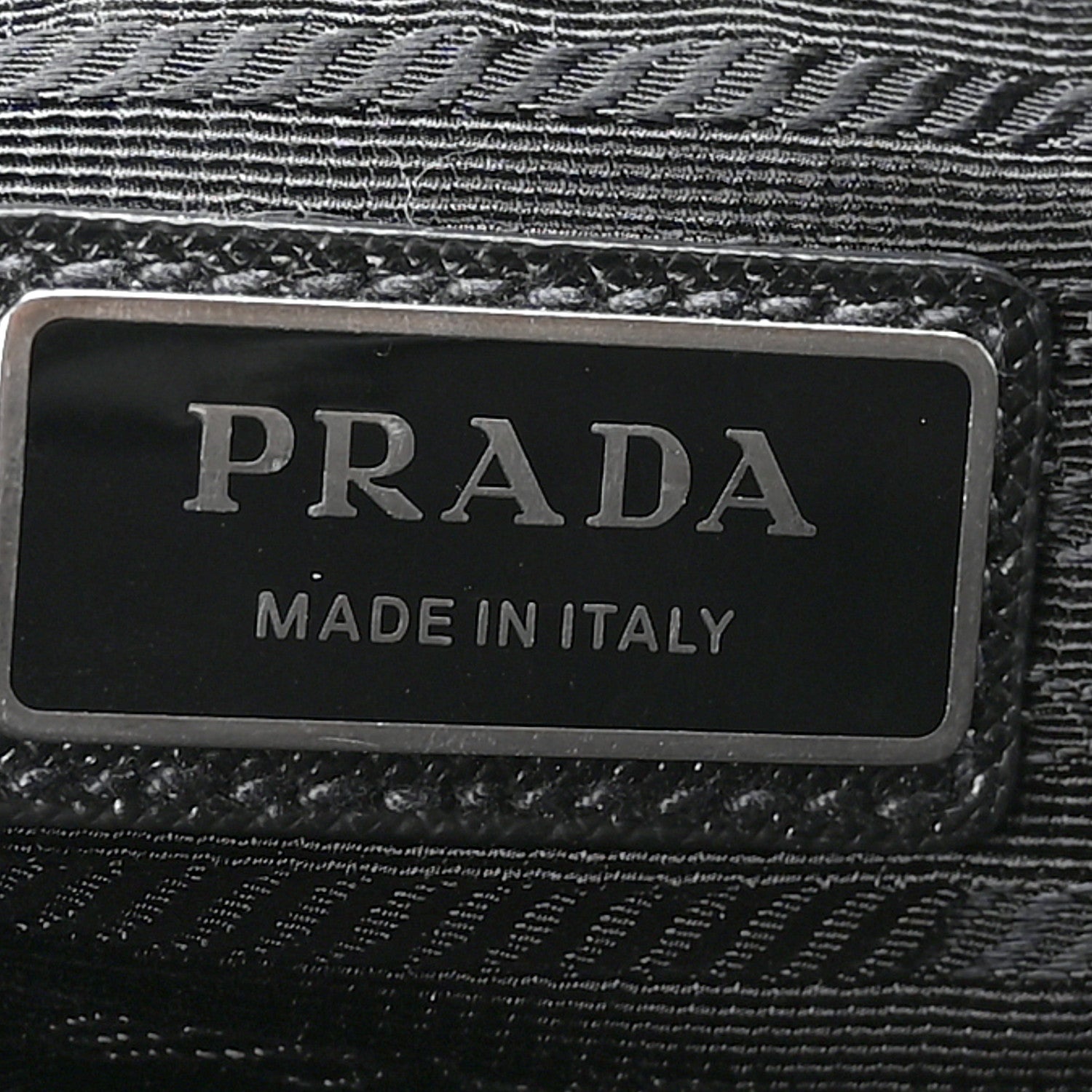 Prada Tessuto Nylon Saffiano Tote Black 6 of 9