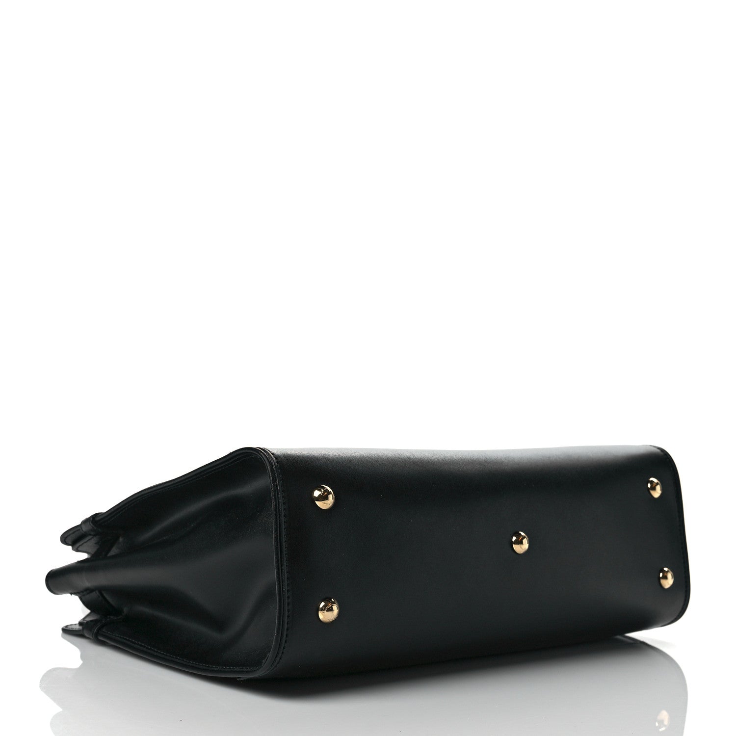 Salvatore Ferragamo Calfskin Beky Tote Black 3 of 9
