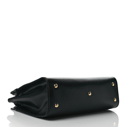 Salvatore Ferragamo Calfskin Beky Tote Black 3 of 9