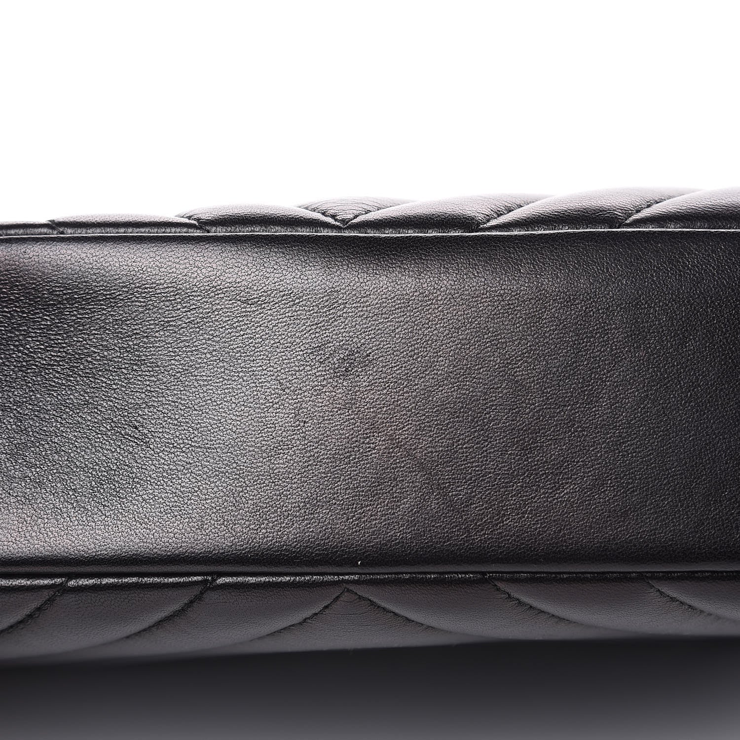 Chanel Lambskin Chevron Quilted Camera Case Black 11 of 12