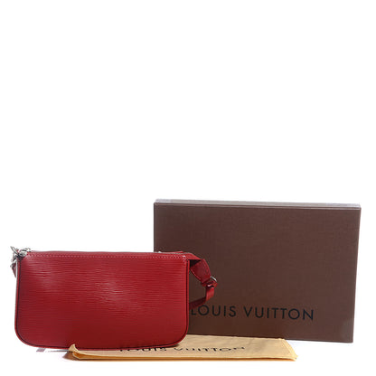 Louis Vuitton Epi Pochette Accessories NM Carmine 4 of 8