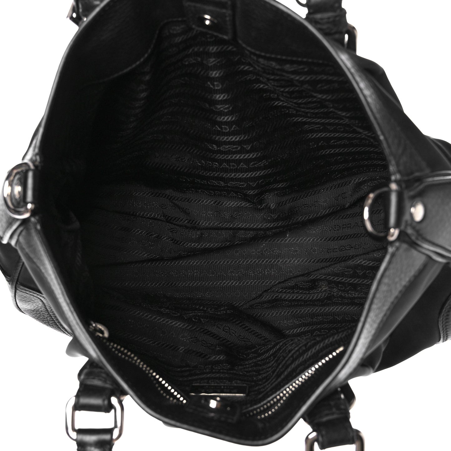 Tessuto Nylon Bowler Black