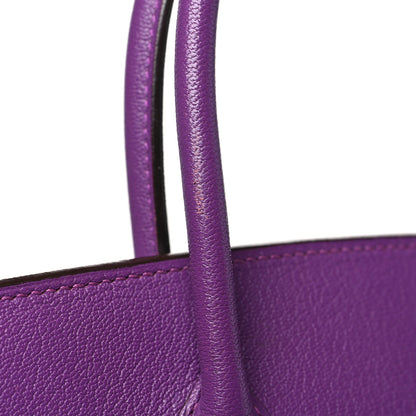 Hermes Chevre Mysore Birkin 30 Violet 12 of 15