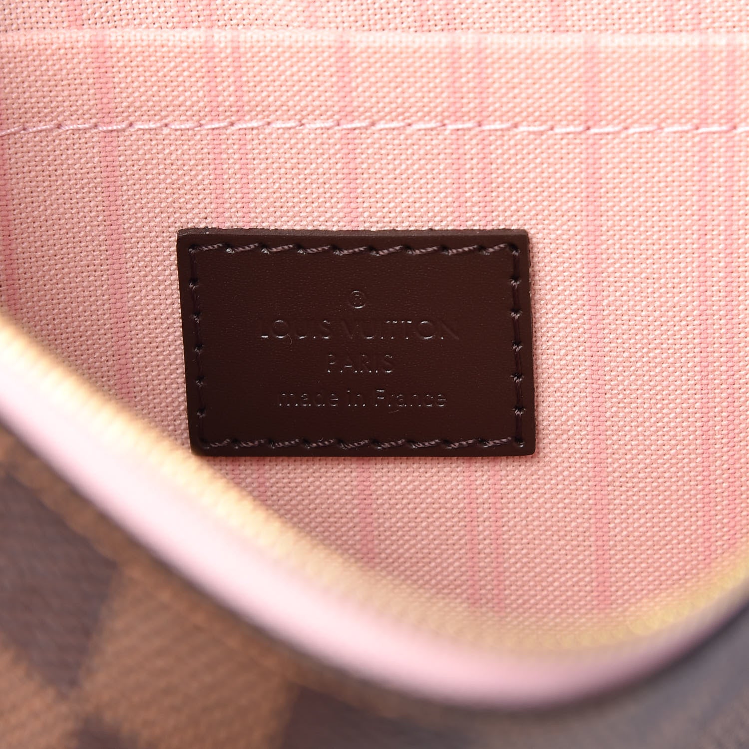 Louis Vuitton Damier Ebene Neo Neverfull MM Rose Ballerine 11 of 15