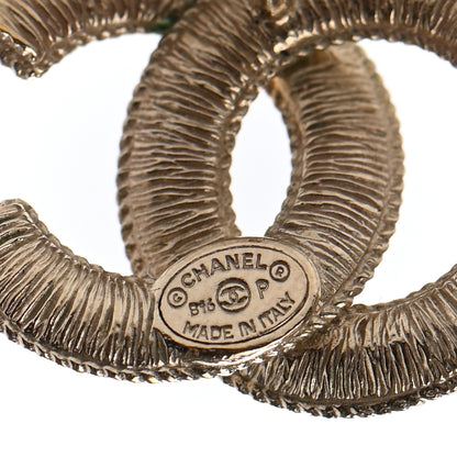 Chanel Pearl CC Earrings Gold 7 of 8