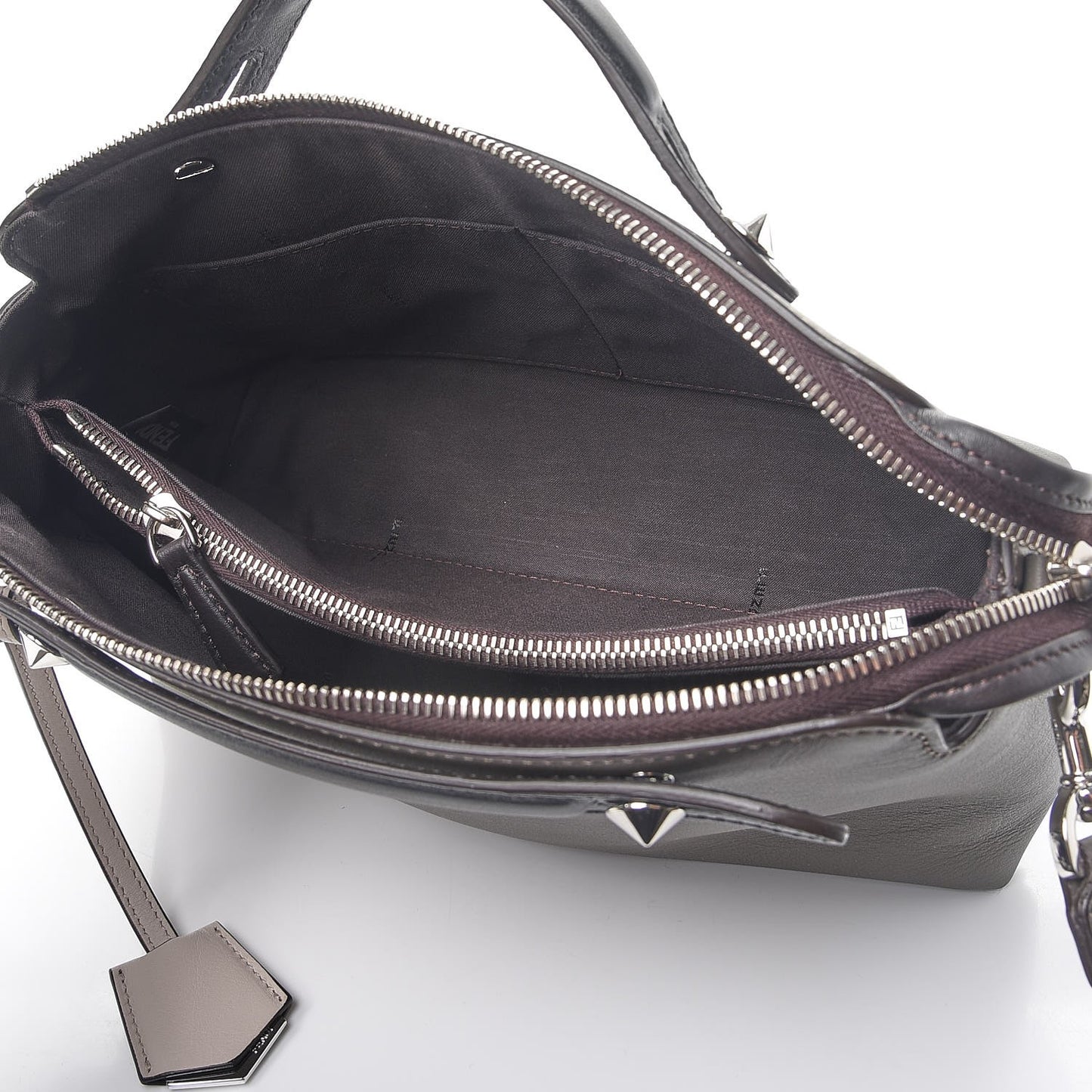 Vitello Dolce 4 Color Medium By The Way Boston Bag Carbone Grigio Polvere Multicolor