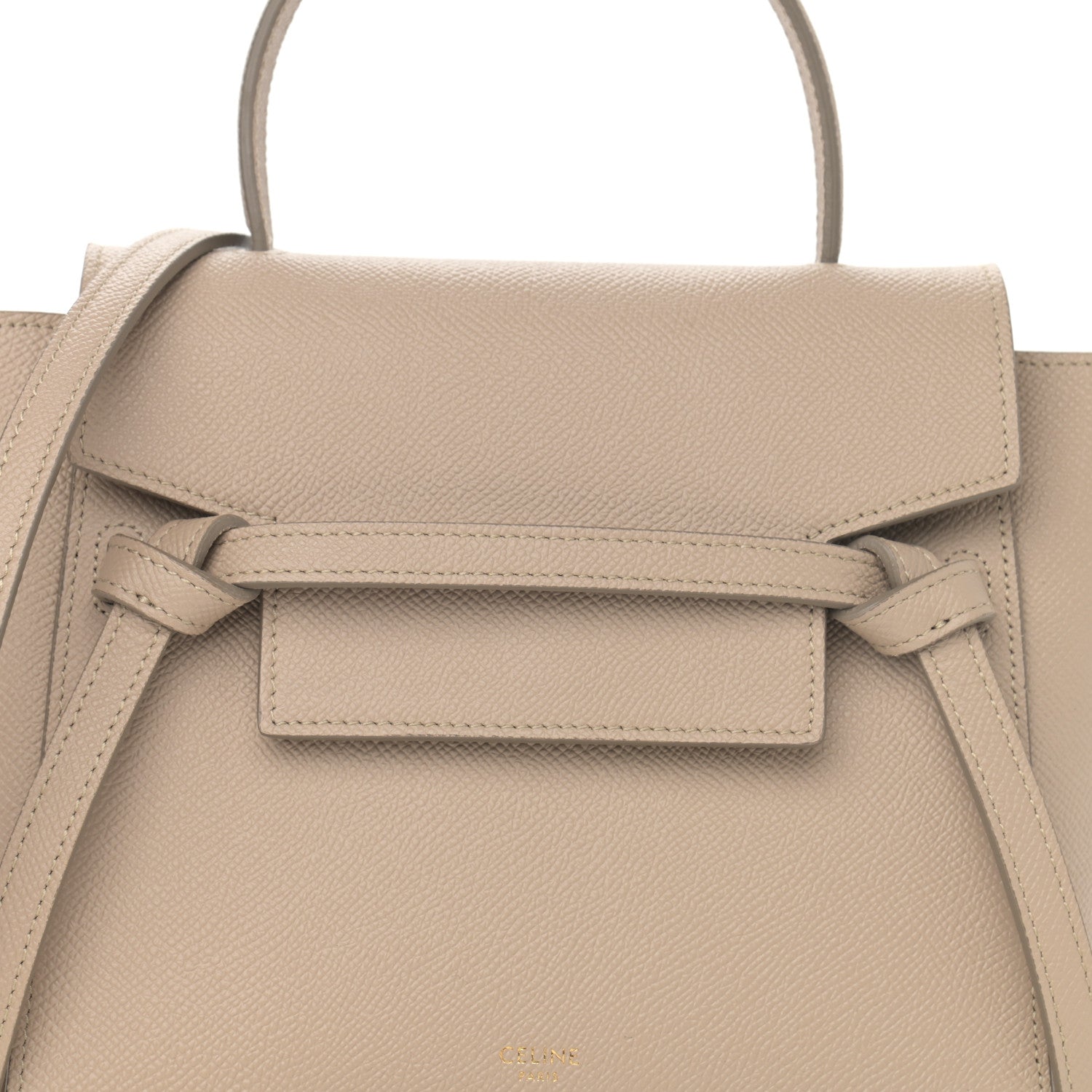 Celine Grained Calfskin Nano Belt Bag Light Taupe 9 of 11