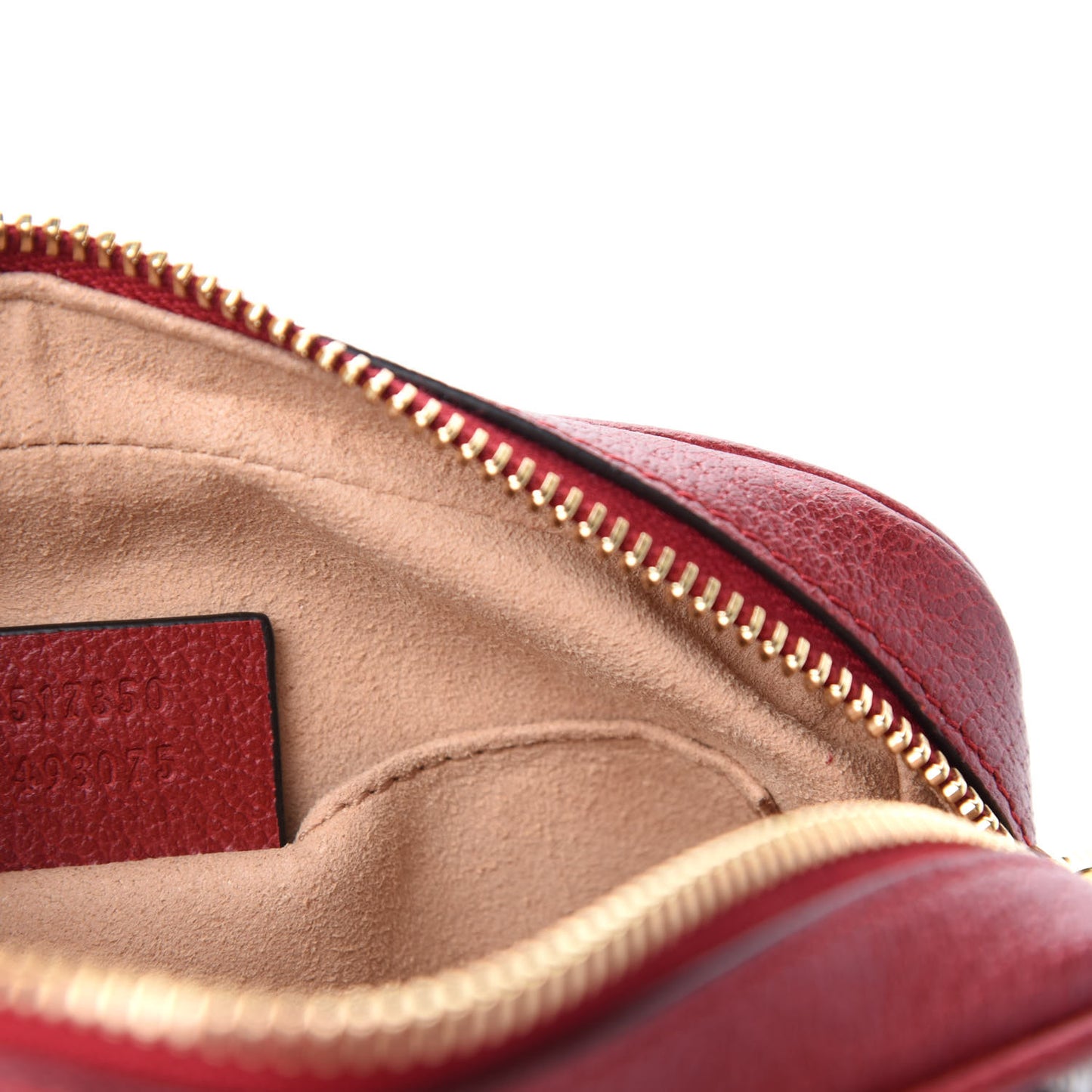 GG Supreme Monogram Flora Web Mini Ophidia Shoulder Bag Red