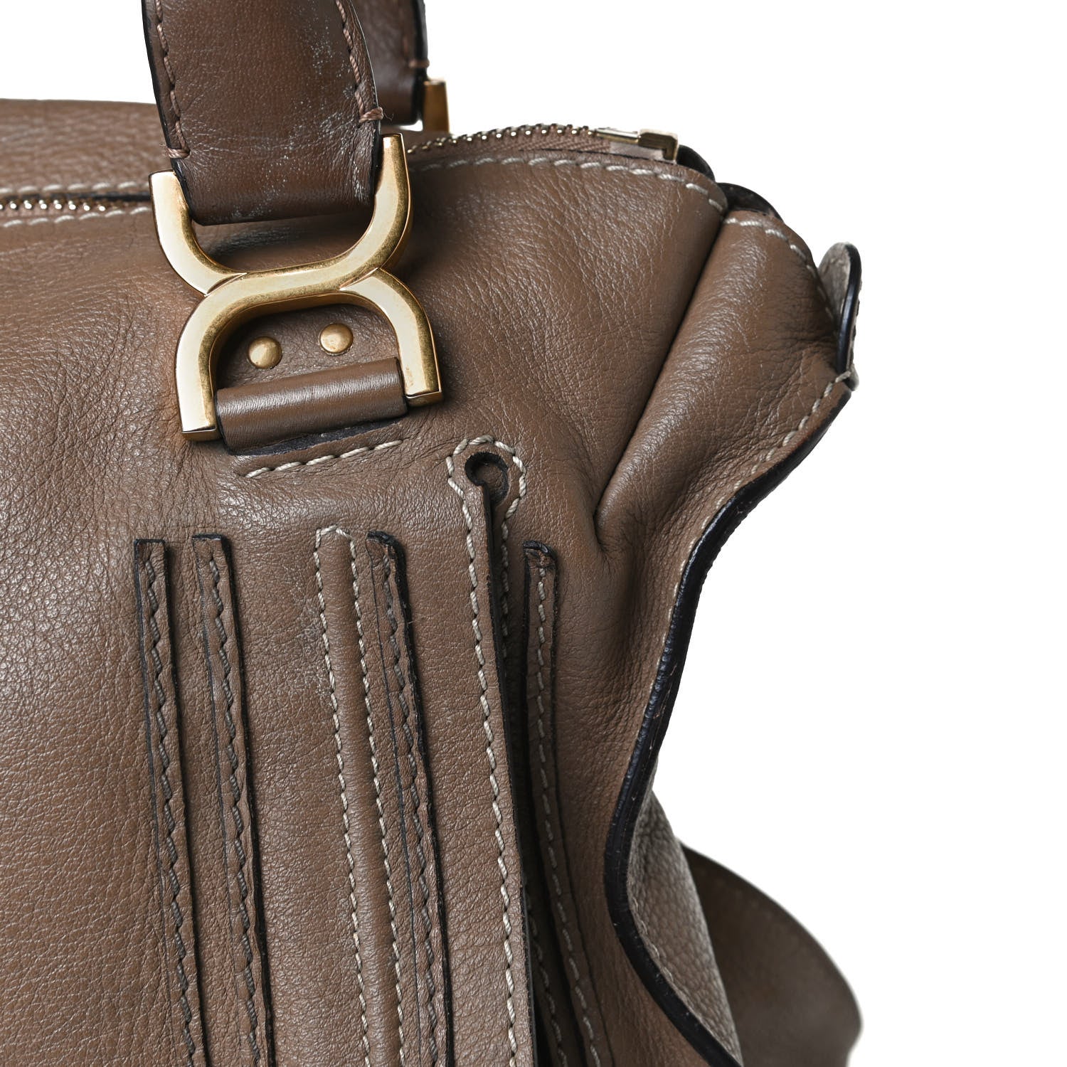 Chloe Calfskin Large Marcie Satchel Nut 15 of 33