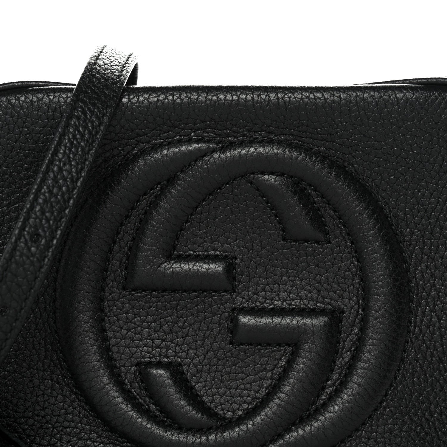 Gucci Pebbled Calfskin Small Soho Disco Bag Black 8 of 12