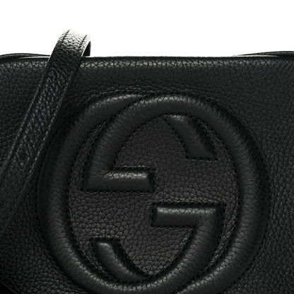 Gucci Pebbled Calfskin Small Soho Disco Bag Black 8 of 12