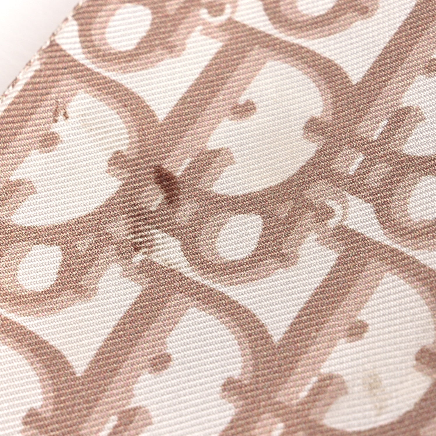 Christian Dior Silk Oblique Mitzah Scarf Rose 3 of 4