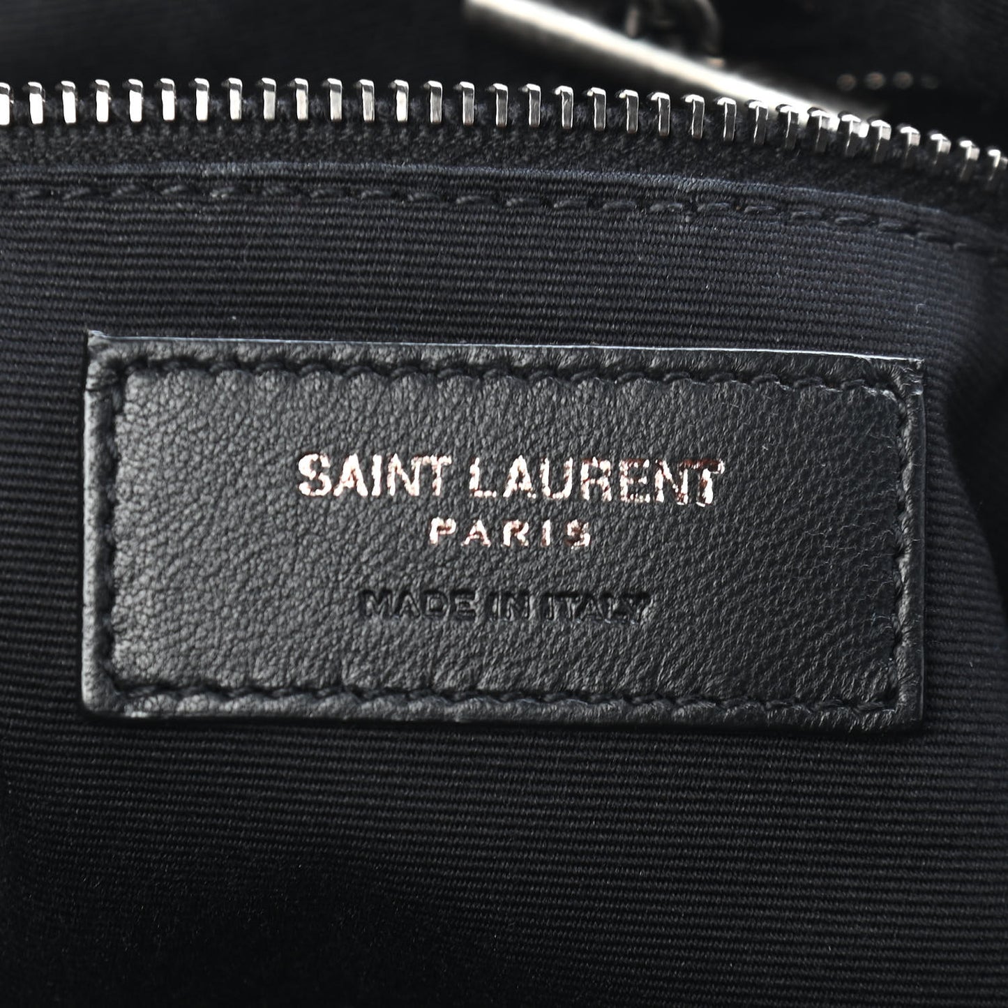 Vintage Lambskin Chevron Monogram Medium Nolita Dark Smog