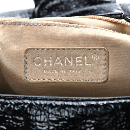 Chanel Vinyl Rodeo Accordion Flap Bag Black 6 of 17