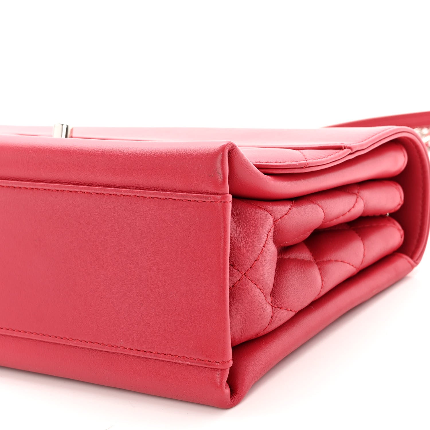 Chanel Calfskin Small Tramezzo Flap Red 10 of 12