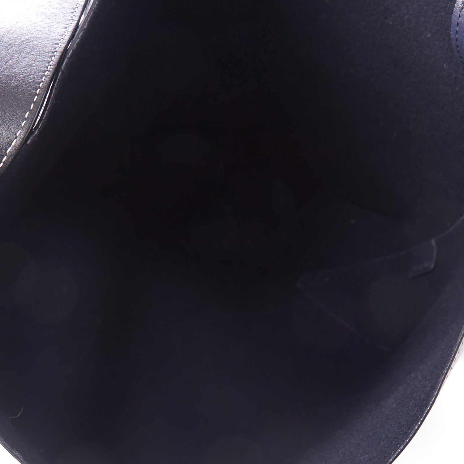 Celine Shiny Smooth Calfskin Small Twisted Cabas Navy Dark Green 7 of 7