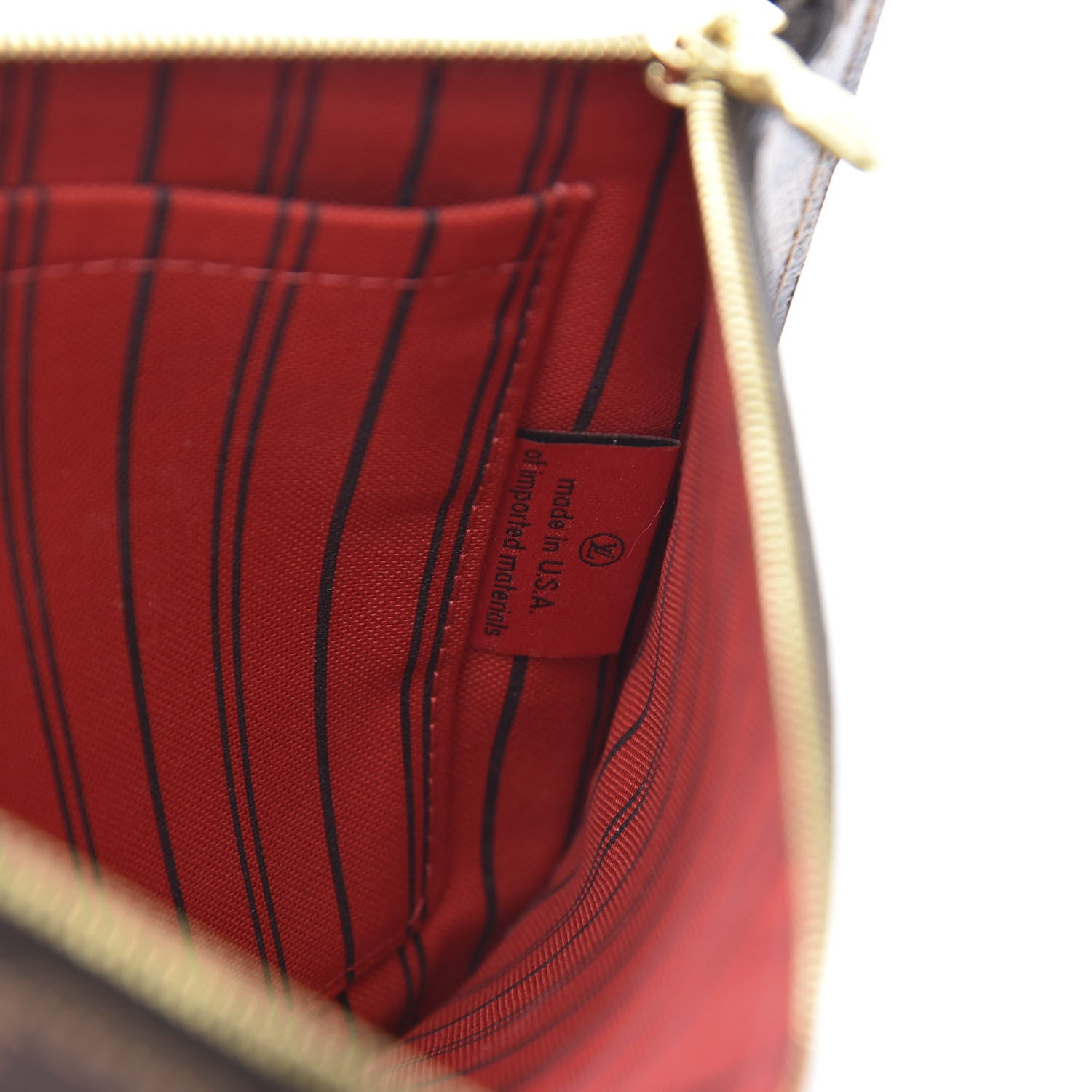Louis Vuitton Damier Ebene Neverfull MM GM Pochette 7 of 10