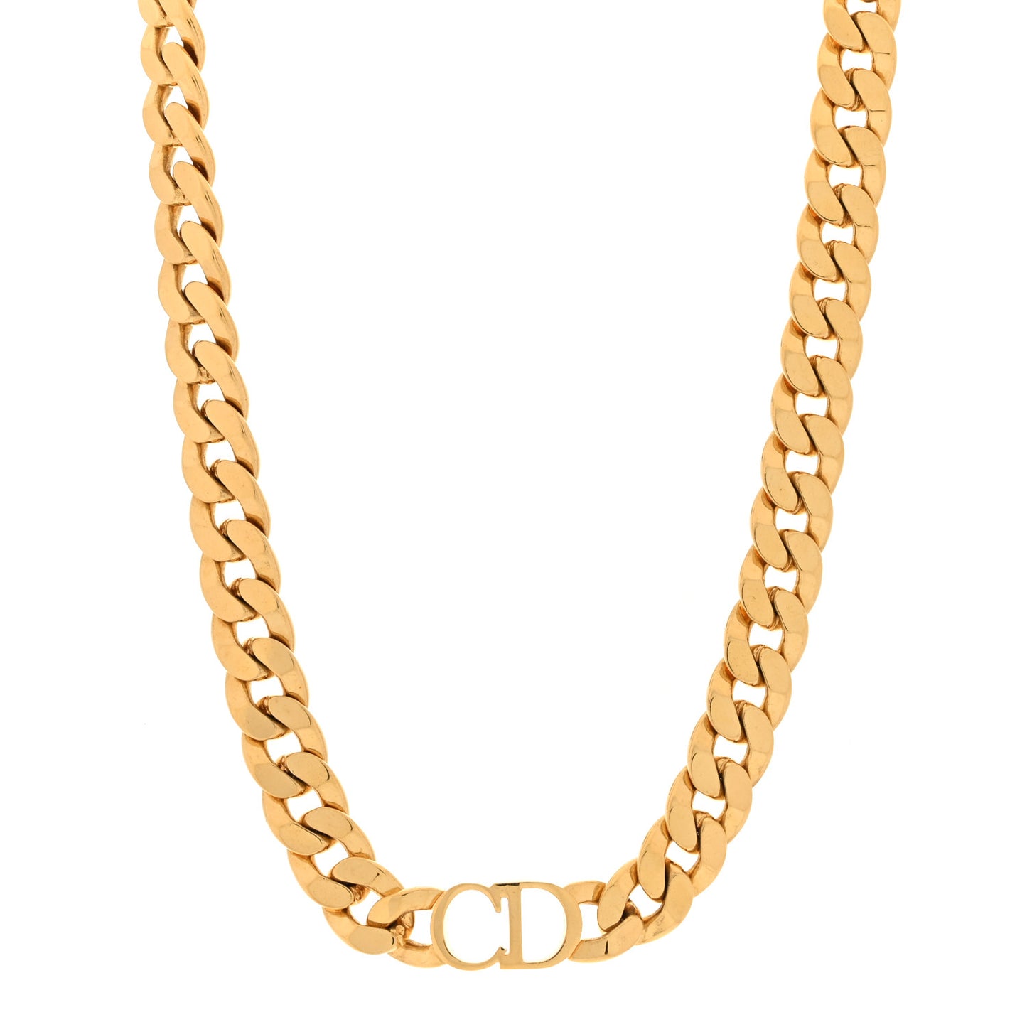 Metal Danseuse Etoile Chain Choker Necklace Gold