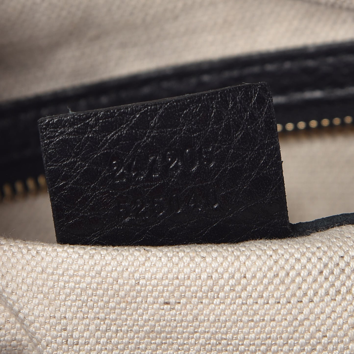 Calfskin Vintage Web Medium Boston Black